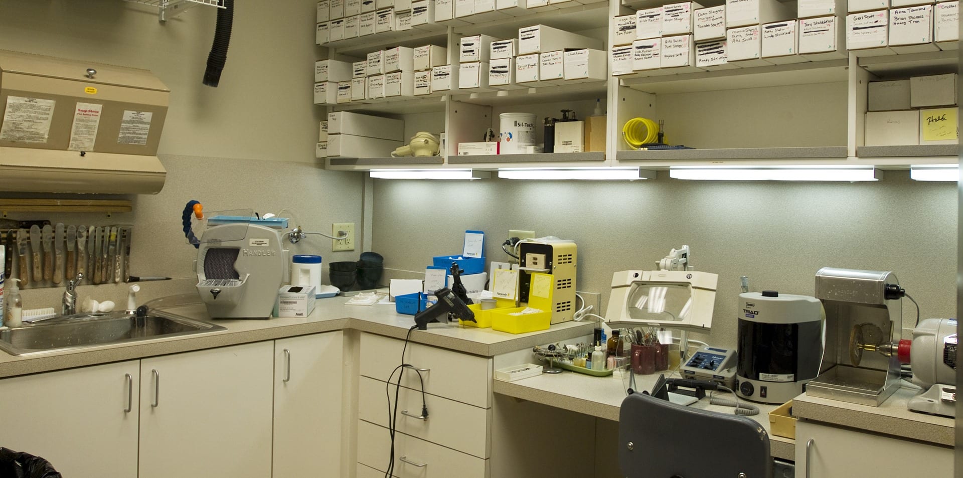 Dental laboratory at David P. Marion DDS PC.