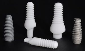 metal and zirconia dental
